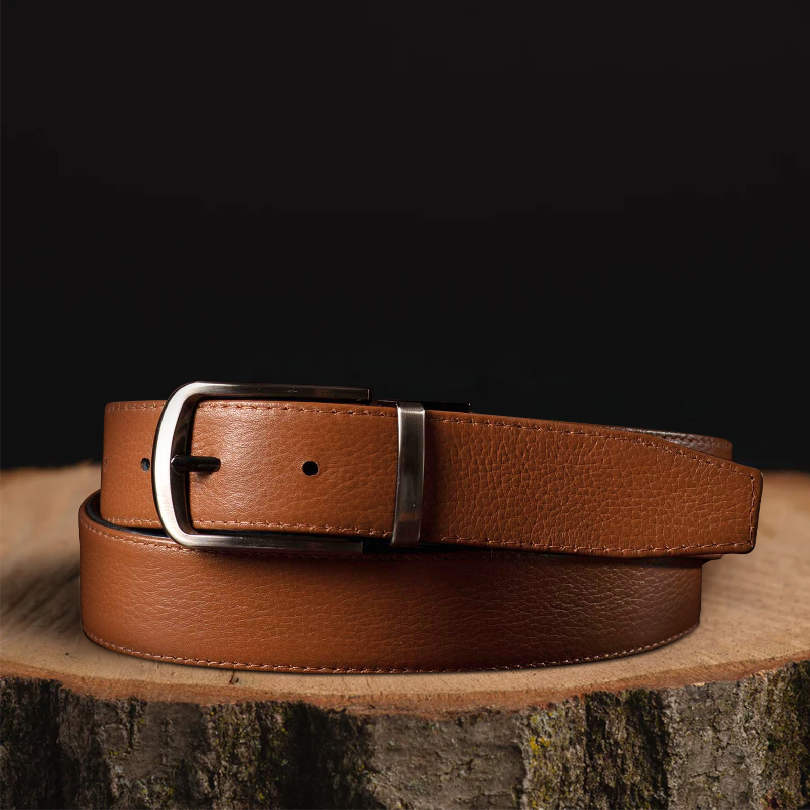 03.png The Harvey Dent Belt - Pebble Grain - Image 1
