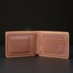 Cognac Full Grain Leather Minimalist Wallet - Image 3