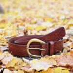 Snake Skin Embossed 100 % Real Leather Belt Made in Canada - Image 4