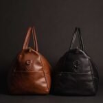 The Shield Duffle - Full-Grain Leather Duffle Bag Made in Canada - Image 23