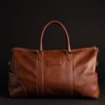 The Shield Duffle - Full-Grain Leather Duffle Bag Made in Canada - Image 11