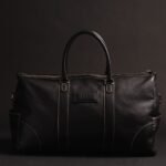 The Shield Duffle - Full-Grain Leather Duffle Bag Made in Canada - Image 24