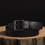 The Long Haul Belt  - Oversize Classic Black 100% XXXL Plus Size Leather Belt - Image 2
