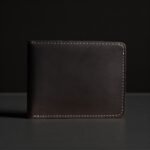 Brown Full Grain Leather Minimalist Wallet - Image 5