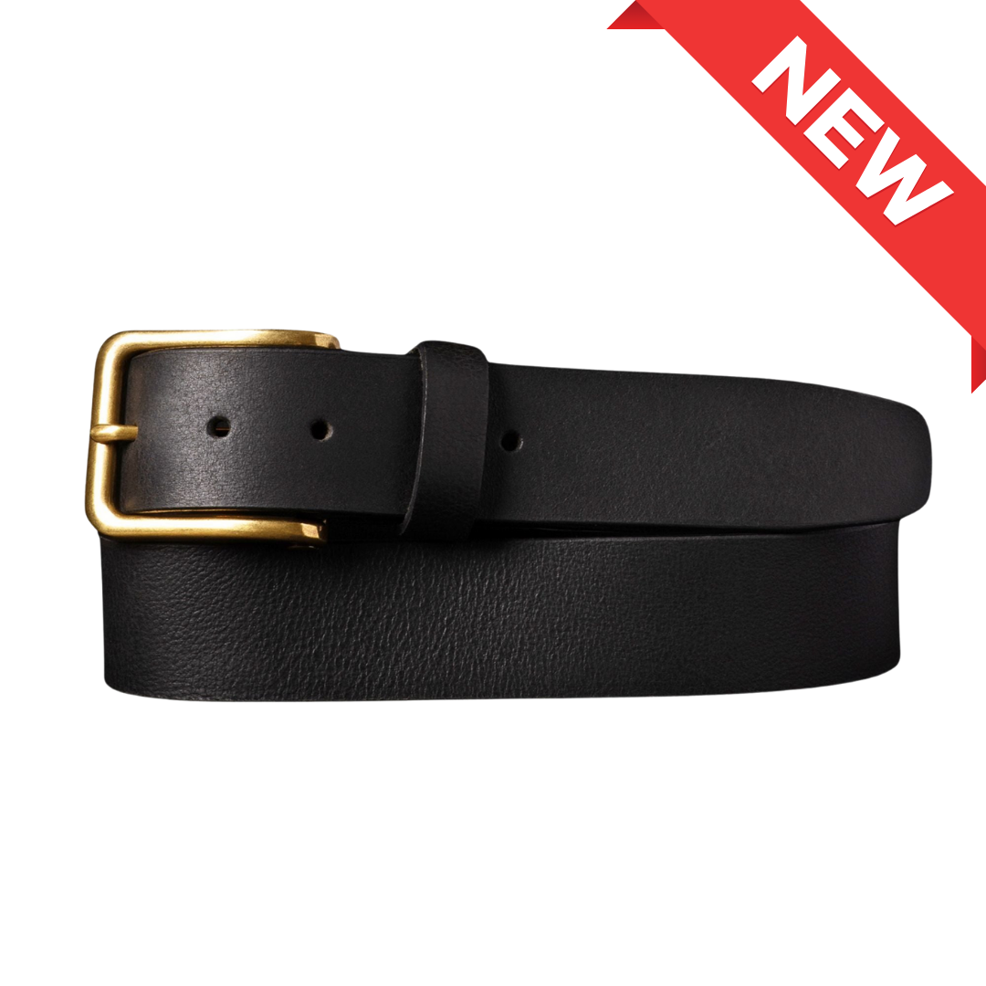 Morning_Symphony_1.png The Alchemist Belt - Black Leather Belt With Gold Buckle - Image 1