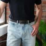 The Pinnacle Belt - Black 100 % Premium Leather Belt - Image 2