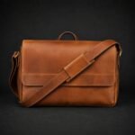 Madrid - Distressed Full-Grain Leather Laptop Bag - Image 3