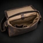 Madrid - Distressed Full-Grain Leather Laptop Bag - Image 15