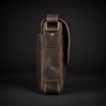 Madrid - Distressed Full-Grain Leather Laptop Bag - Image 16