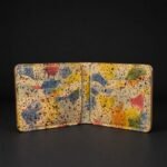The Splatter Wallet - Premium Nappa Full Grain Leather Hand Stitched Wallet - Image 2
