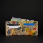 The Splatter Wallet - Premium Nappa Full Grain Leather Hand Stitched Wallet - Image 4