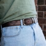 The Eagle Belt- Black Chain Link Embossed 100% Real Leather Belt - Image 6