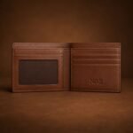 The Topaz Wallet - Premium Brown Nappa Full Grain Leather Wallet - Image 10