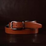 The Harvey Dent Belt - Reversible Black/Brown 100% Real Leather Belt - Image 3