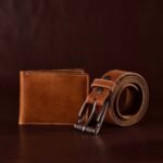 Pinnacle Belt + Wallet - Men's Leather Belt and Wallet Gift Set - Image 2