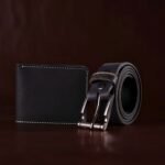 Pinnacle Belt + Wallet - Men's Leather Belt and Wallet Gift Set - Image 3