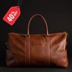 The Shield Duffle - Full-Grain Leather Duffle Bag Made in Canada - Image 35