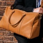 The Shield Duffle - Full-Grain Leather Duffle Bag Made in Canada - Image 2