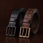 The Brixton Belts- Vintage Double Grommet - 2 PC Gift Set