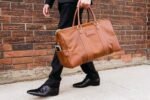 The Shield Duffle - Full-Grain Leather Duffle Bag Made in Canada - Image 28