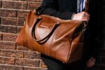 The Shield Duffle - Full-Grain Leather Duffle Bag Made in Canada - Image 20
