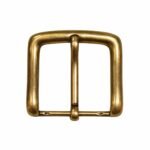 Brass Belt Buckle Single Prong Made in Italy - 40 mm/ 1.6"