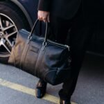The Shield Duffle - Full-Grain Leather Duffle Bag Made in Canada - Image 7
