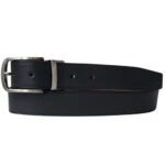 The Harvey Dent Belt - Reversible Stitched Full-Grain Pebbled Leather Belt - Image 5