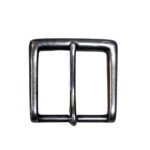 Square Belt Buckle Single Prong Straight Edge - 40 mm/ 1.6" - Image 2