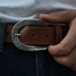 Brown Western Style 100% Real Leather Belt Made in Canada - Image 5