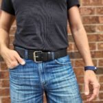 Brown 45 mm 100% Full Grain Bridle Leather Belt for Jeans - Image 5