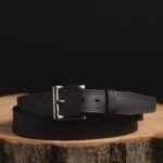 The Milestone Belt - Brown Formal 100% Real Leather Belt Made in Canada - Image 3
